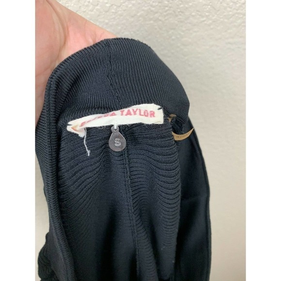 Rebecca Taylor Black Stretch Knit Skirt - Picture 4 of 5